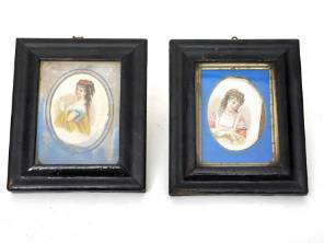 A Pair of 19th Century French Watercolours
